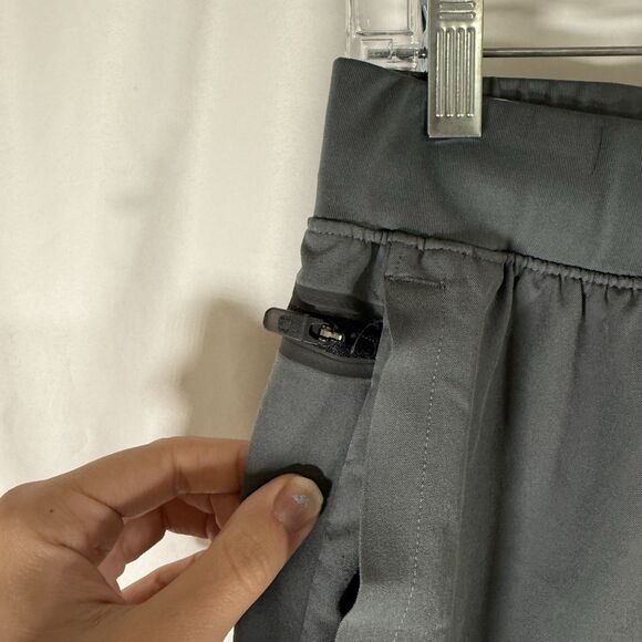 Under Armour Pants Women's Medium Grey Pull On Elastic Waist Drawstring Pockets - Picture 6 of 13